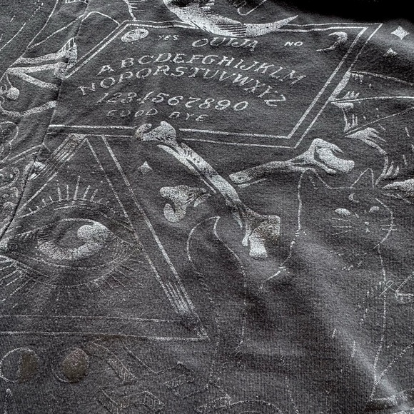 Killstar Black on Black High-Waisted Leggings - Picture 5 of 7